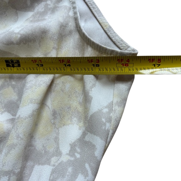 Prologue Ivory Yellow Floral Halter Dress Gray Ladies Small Cottage Girlhood - Picture 9 of 11